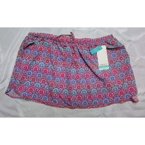 NWT Sunsets California Stained Glass Seaside Skirt Size L Swim Pool RN 109317